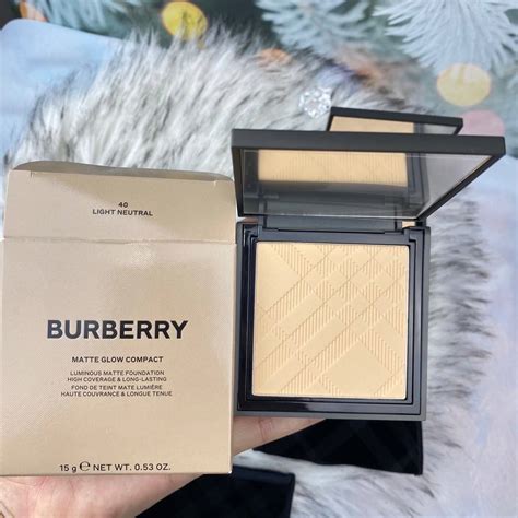 matte glow burberry